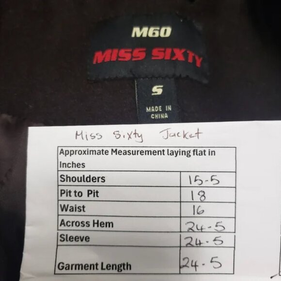 Miss Sixty Wool Blend Woman's Jacket (S) - Picture 9 of 9